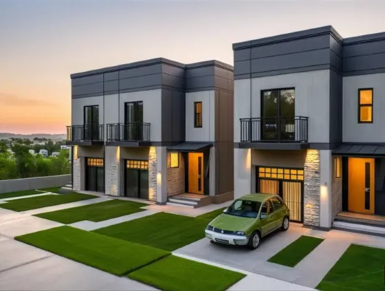 Продаж 2-поверховий Дуплекс з ділянкою 1.9 сот 137 кв.м 3 кімн. на AmberHome Хриплин