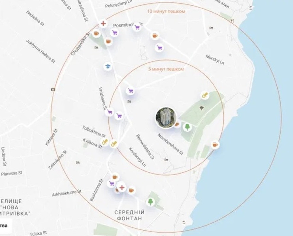 Продаж Квартира 2-кімнатна, 21/22 поверх на Литературная ул. Одеса - фото 3