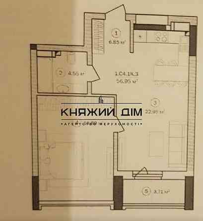Продаж по переуступці 1 кімнатна квартира в ЖК бізнес-класу Rusaniv Residence 21145097 Київ