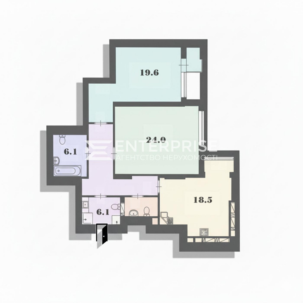 Продаж Квартира 2-кімнатна, 15/26 поверх на вул. Лобановского Київ - фото 16