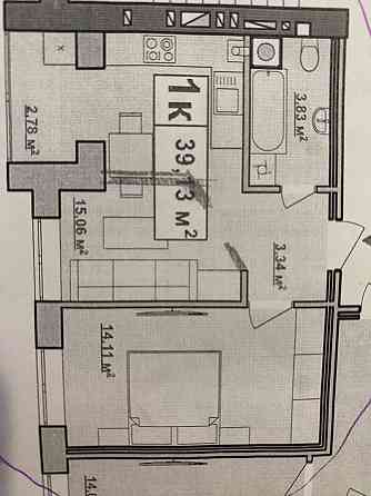 Продаж Квартира 1-кімнатна, 1/10 поверх на Чоровола, 155 Івано-Франківськ