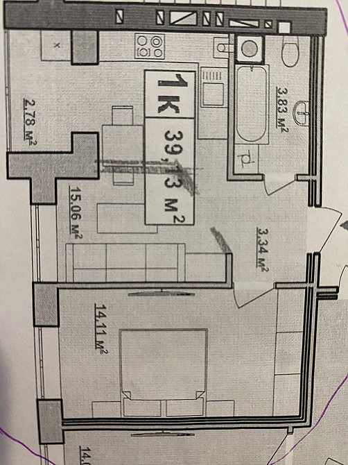 Продаж Квартира 1-кімнатна, 1/10 поверх на Чоровола, 155 Івано-Франківськ - фото 4