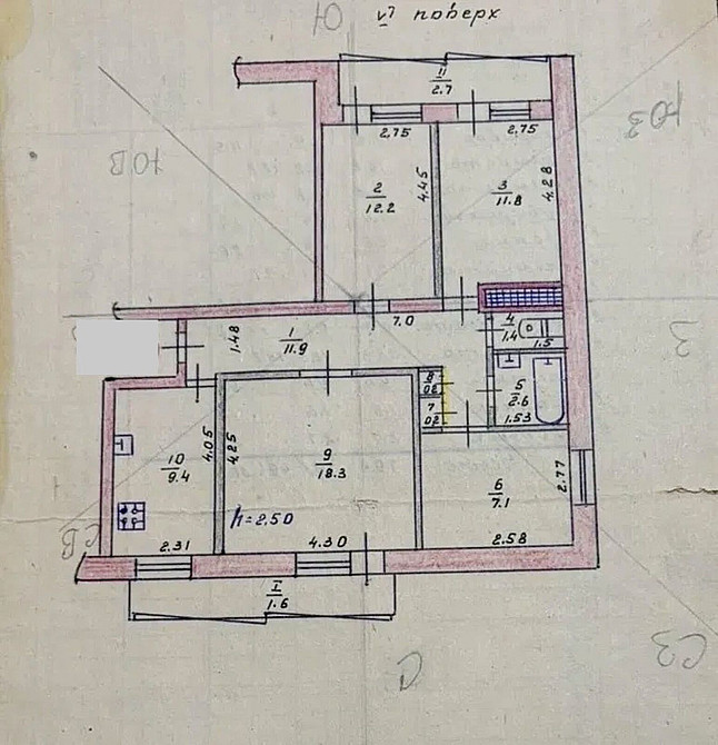 Продаж Квартира 4-кімнатна, 8/9 поверх на Сухомлинского, 68 Дніпро - фото 18