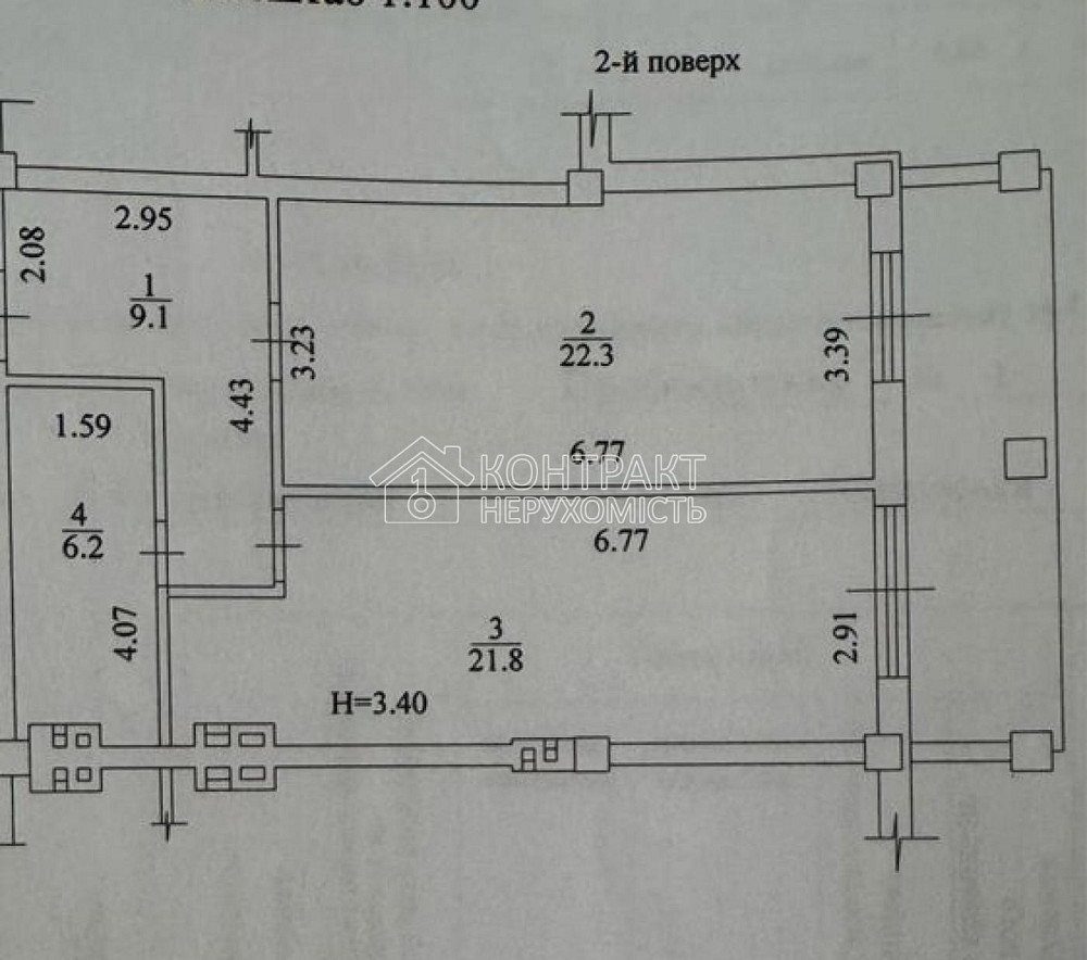 Продаж Квартира 2-кімнатна, 2/6 поверх на вул. Професорська Харків - фото 9