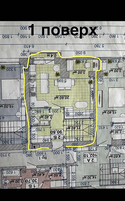 Продаж Квартира 3-кімнатна, 12/12 поверх на вул. Княгинин Ивано-Франковск - изображение 2