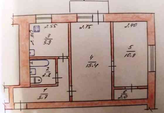 Продаж 2к Квартира 44 кв.м Київська Zhytomyr