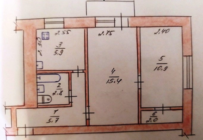 Продаж 2к Квартира 44 кв.м Київська Zhytomyr - photo 1