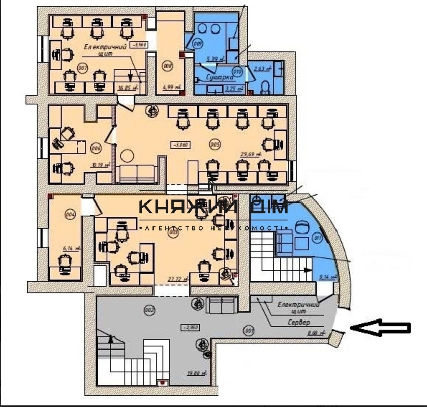 Оренда офісне приміщення на вул. Печенежская ул./Печенізька поверх - 1/10 Київ - фото 13