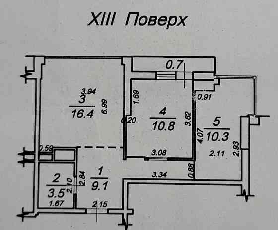 Продаж Квартира 1-кімнатна, 13/23 поверх на Французський бульвар, 60а Одесса
