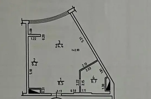 Продаж Квартира 1-кімнатна, 6/25 поверх на Каманина, 16а/6 Одеса - фото 6