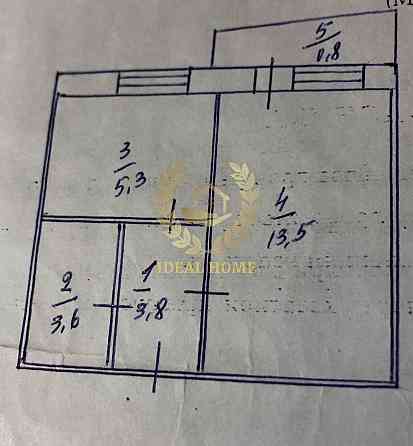 Продаж Квартира 1-кімнатна, 6/9 поверх Київ