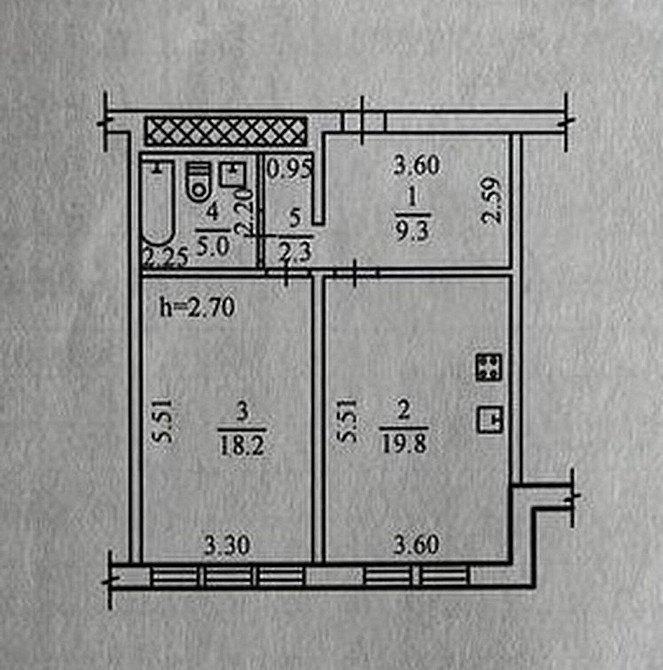 Продаж Квартира 2-кімнатна, 11/16 поверх на 8 Марта ул., 9А Дніпро - фото 13