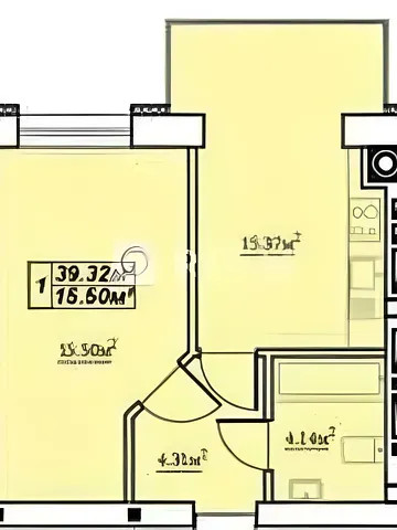 Продаж 1к Квартира 39.32 кв.м ЖК Сафрон Луцьк - фото 6