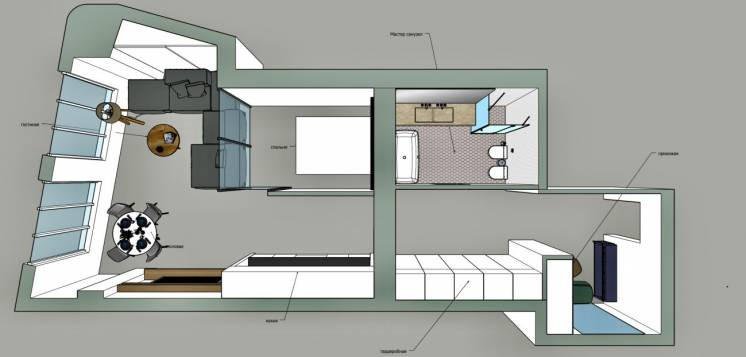Видовая квартира в районе Французского бульвара. Одеса - фото 3