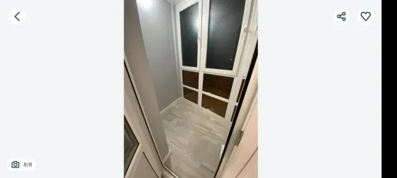 For rent 1-room apartment on Hmyri 20 with modern renovation, residential complex 