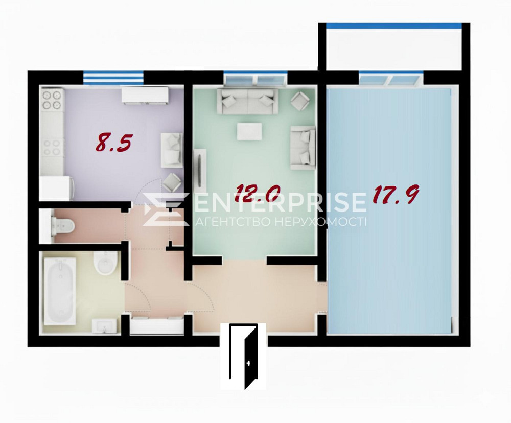 Продаж Квартира 2-кімнатна, 2/16 поверх на вул. Харківське шосе Київ - фото 1