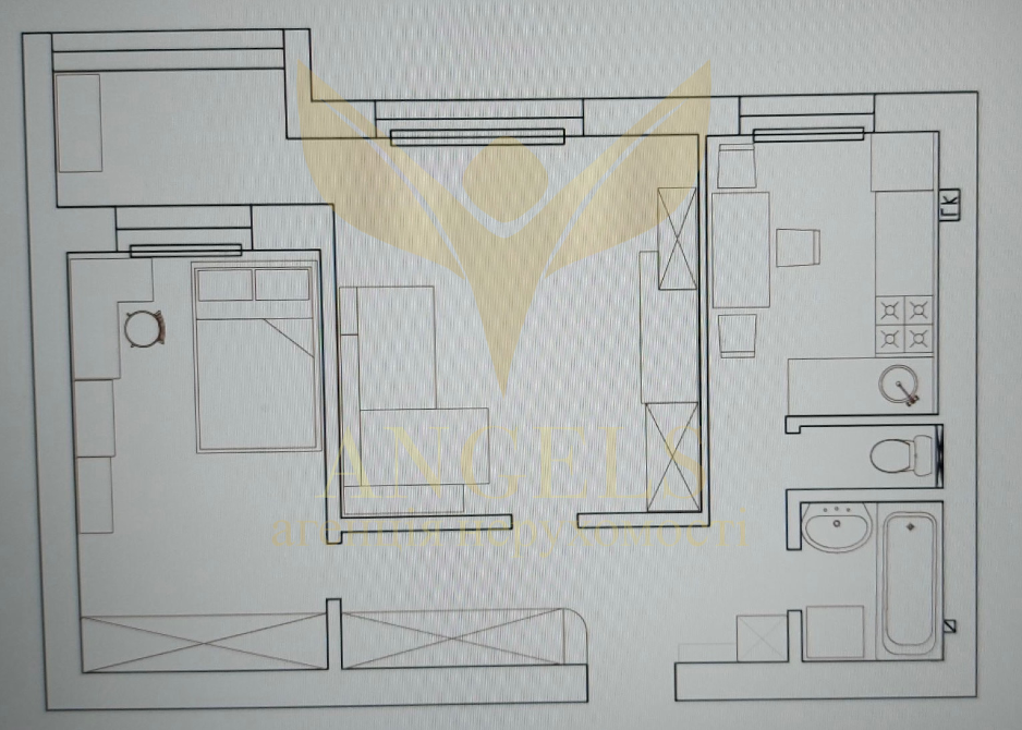 Продаж 2к Квартира 49 кв.м Юрія Коваленка 15 Кропивницький - фото 2