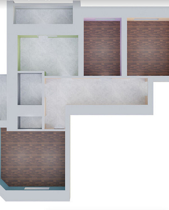 родаж 3к квартири 80.86 кв. м на вул. Тролейбусна Ternopil' - photo 1