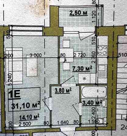 Продаж Квартира 1-кімнатна, 3/14 поверх Івано-Франківськ