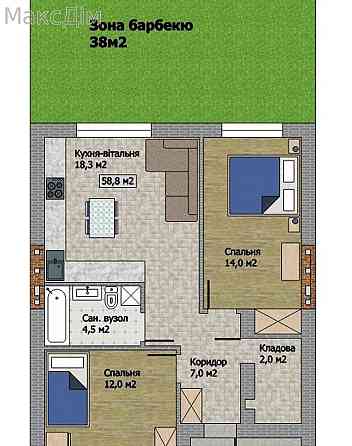 Продаж Будинок 2-кімнатний на вул. Тернопільска Петриків