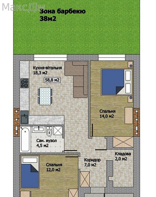 Продаж Будинок 2-кімнатний на вул. Тернопільска Петриків - фото 1