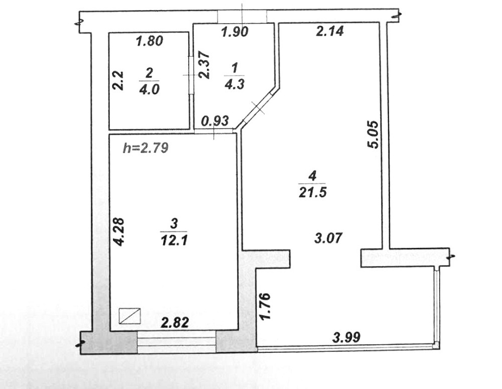 Продаж 1к Квартира 42 кв.м Новий Бульвар Zhytomyr - photo 2