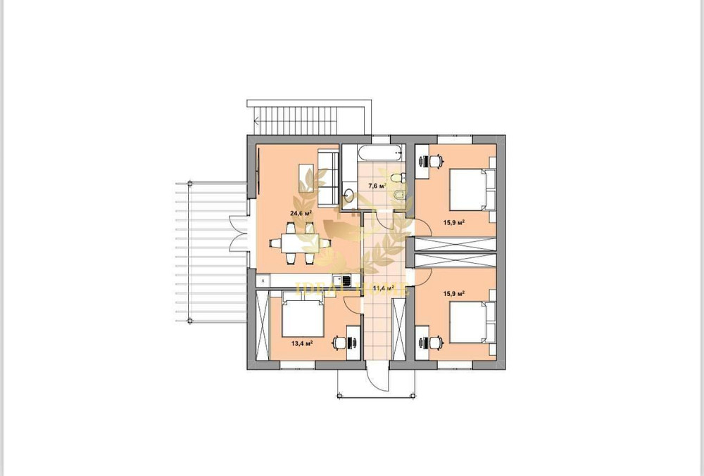 Продаж 3к. будинку з 5 сотками землі с. Михайлівка-Рубежівка Михайлівка-Рубежівка - фото 11