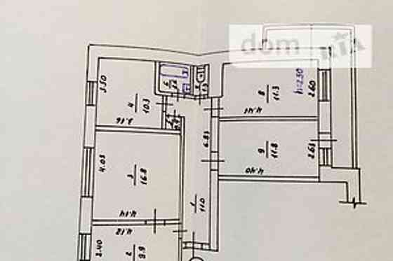 Продаж Квартира 4-кімнатна, 1/9 поверх Винница