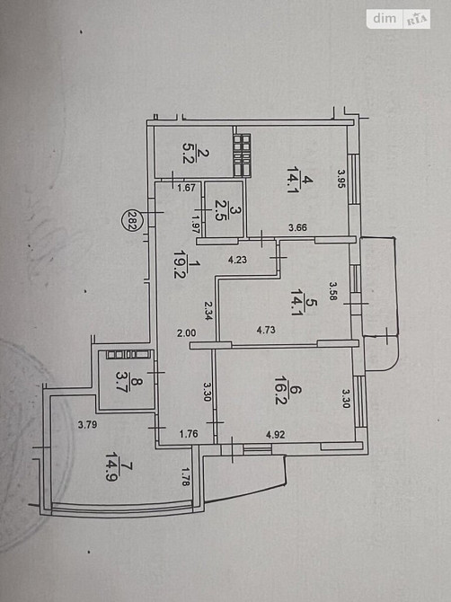 Продаж Квартира 3-кімнатна, 15/25 поверх на Юрія Кондратюка вул., 1 Киев - изображение 4