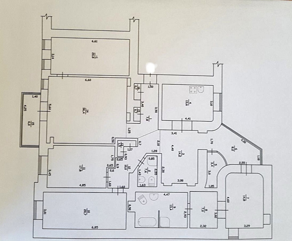 Продаж Квартира 4-кімнатна, 3/4 поверх на Семинарская ул. Одеса - фото 7