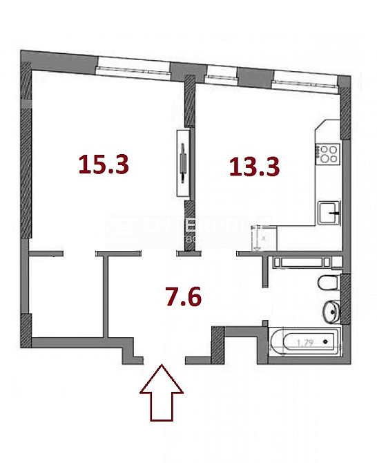 Продаж 1к Квартира 43.23 кв.м Столичне шосе вул. Kiev - photo 2
