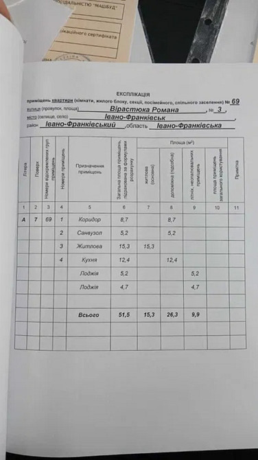 Продаж Квартира 1-кімнатна, 7/9 поверх на Вірастюка Ивано-Франковск - изображение 9