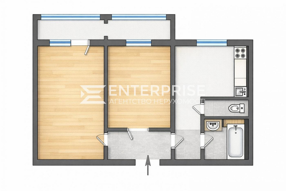 Продаж Квартира 2-кімнатна, 11/16 поверх на вул. Бальзака Оноре Киев - изображение 2