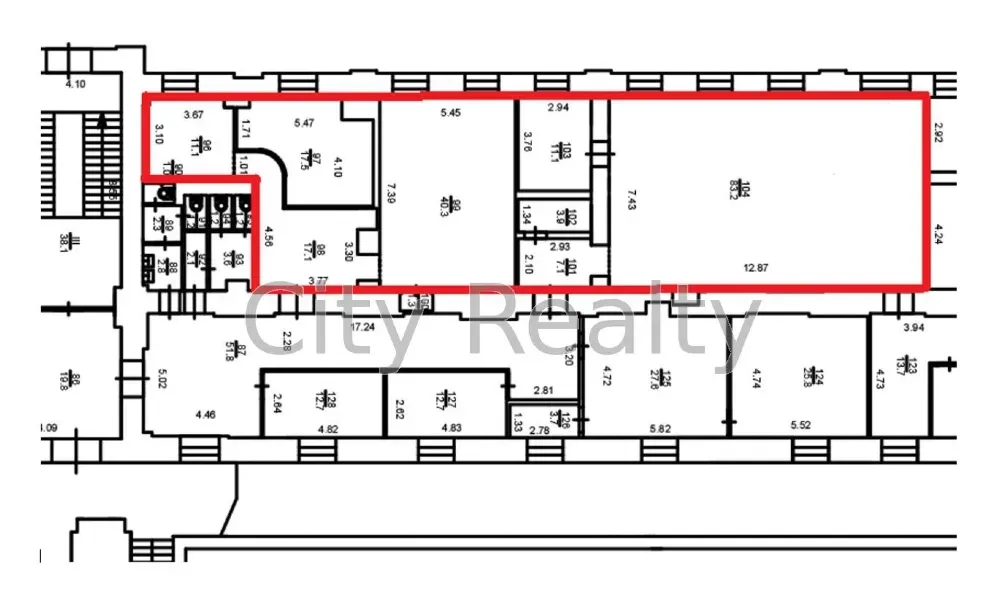 Здається Офісні приміщення площа 234.5 кв.м Київ Бульварно-Кудрявська 24 Київ - фото 7