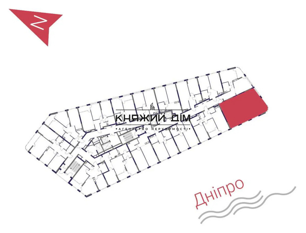 Продаж Квартира 3-кімнатна, 22/26 поверх на Причальная ул. Київ - фото 2