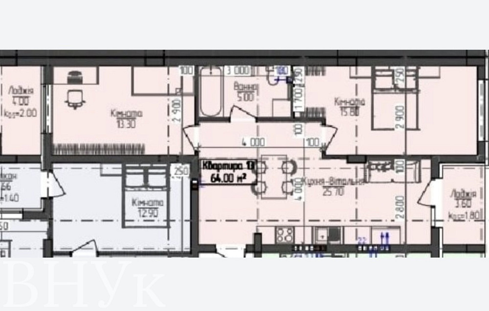 Продаж Квартира 2-кімнатна, 3/3 поверх на Канальна Ужгород - изображение 9