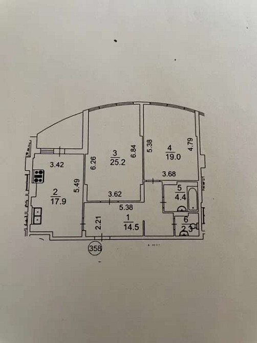 Оренда Квартира 2-кімнатна, 13/14 поверх на пер. Коломиевский Kiev - photo 1