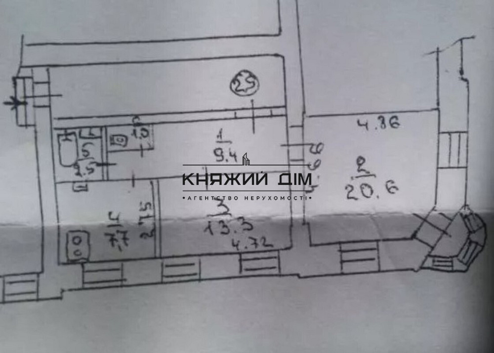 Продажа 2-к квартиры по ул. Бульварно-Кудрявская 30. № 21117150 Київ - фото 2