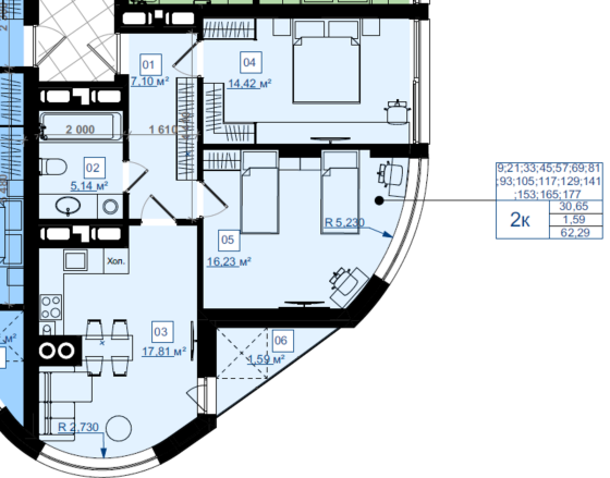 Продаж Квартира 2-кімнатна, 6/16 поверх на вул. Пасічна Івано-Франківськ