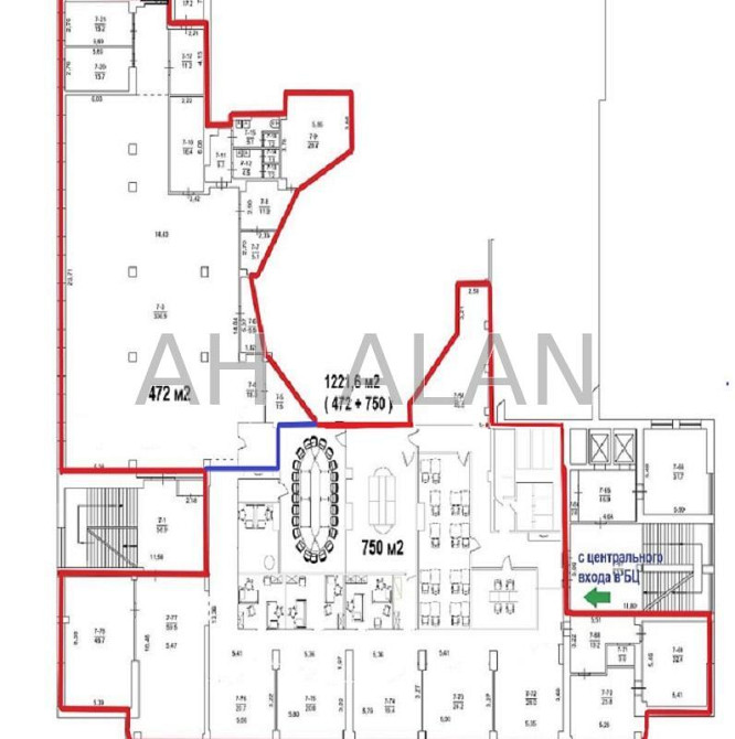 Оренда офісне приміщення на Хрещатик вул., 19 поверх - 3/4 Київ - фото 14