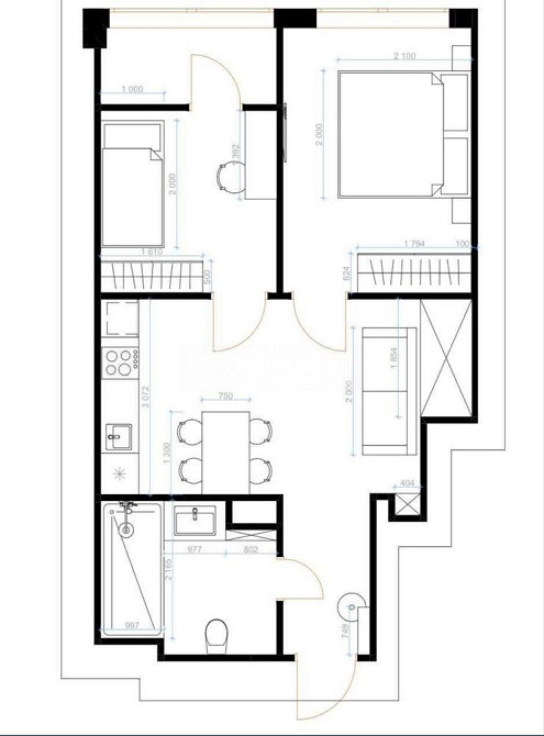 Продаж Квартира 2-кімнатна, 8/17 поверх на вул. Куликівська Харьков - изображение 5