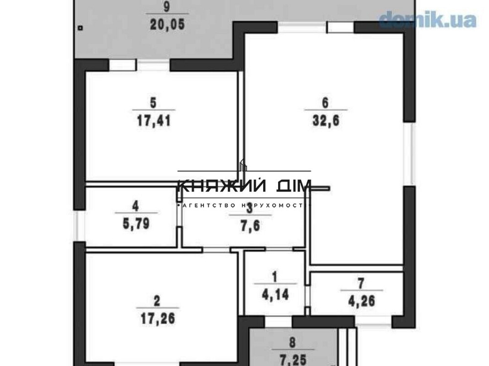 Продажа отличного 1-но этажного дома в КГ Межречье. № 2210774 Осещина - фото 7