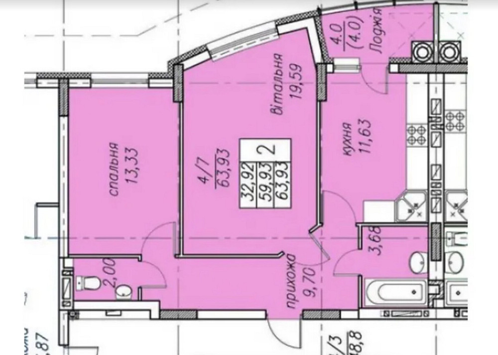 Продаж 2к квартири 63 кв. м на вул. Чумацька Тернопіль - фото 6