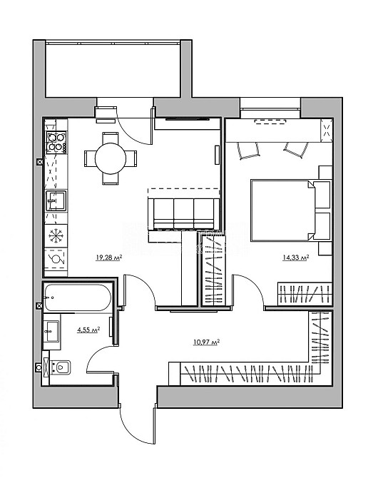 Продаж Квартира 1-кімнатна, 11/16 поверх на вул. Лисаветинська Харків - фото 12