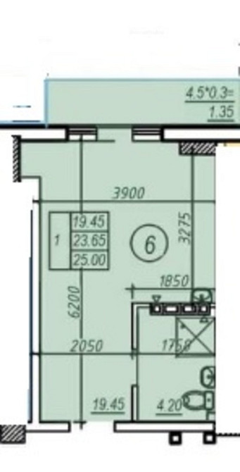 Продаж Квартира 1-кімнатна, 11/13 поверх на Шевченко пр., 30 Одеса - фото 6