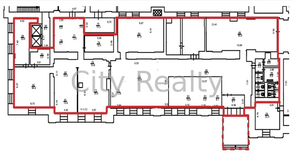 Сдаётся Офисные помещения площадь 654.56 кв.м  Киев Бульварно-Кудрявська 24 Киев - изображение 7