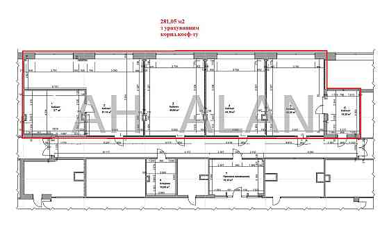 Оренда офісне приміщення на Сурикова вул., 3А приміщень - 6, поверх - 4/5 Київ