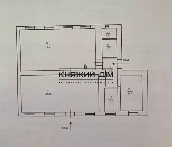 Продаж приміщення вільного призначення на Набережно-Крещатицкая ул. поверх - 1/2 Київ