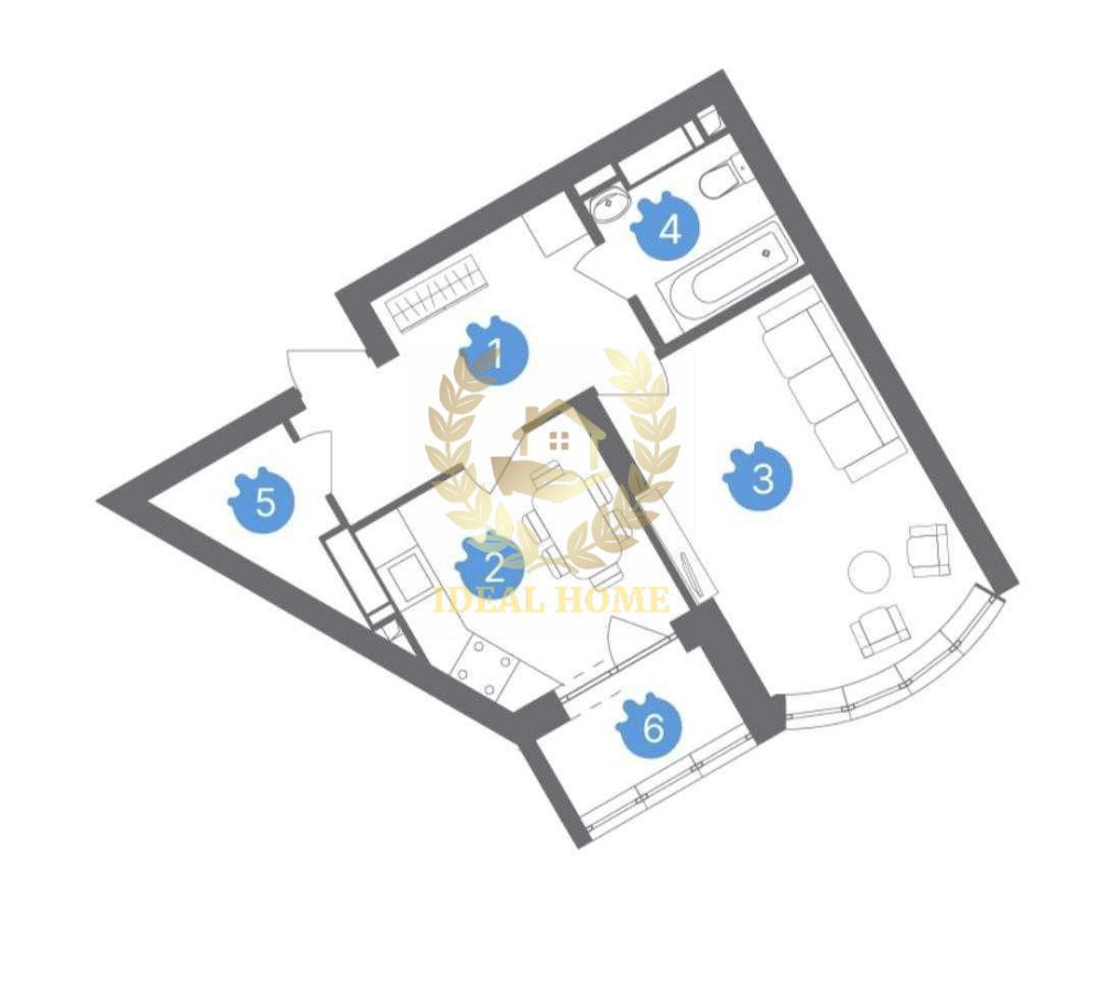 Продаж Квартира 1-кімнатна, 16/25 поверх на Новополевая ул., 2 Kiev - photo 2