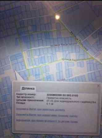 Продаж земельної ділянки 10 соток на Лыбидская Бориспіль